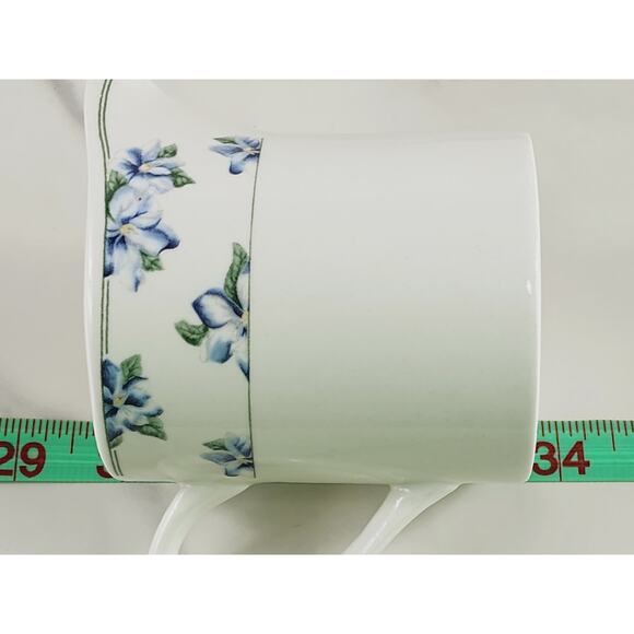 Sango Creamer Summerwind 3 1/2" Porcelain 8oz Dinnerware Year 2000 Serveware Vtg - Picture 12 of 13